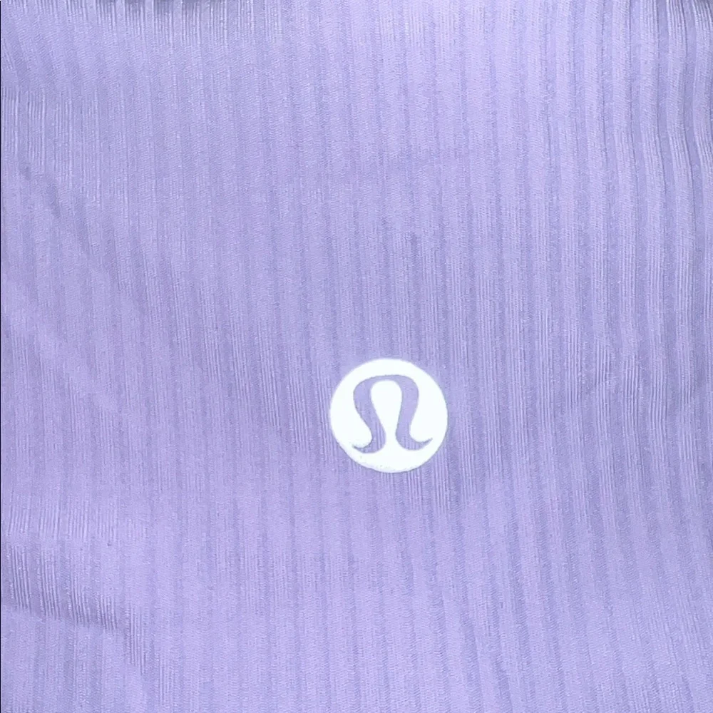 Lululemon Like a Cloud Ribbed Longline Bra *Light Support S 4 Lavender frost